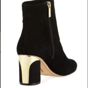 Karl Lagerfeld suede bootie